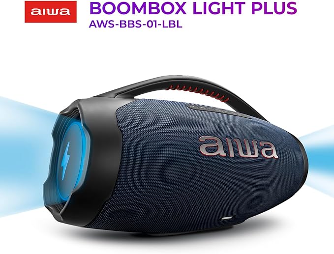 CAIXA DE SOM BT AIWA BOOMBOX 200W IP66 LED