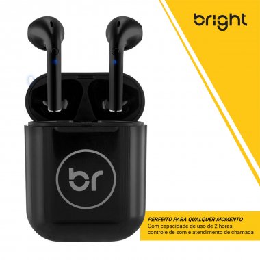 FONE BRIGHT FN564 BT 5.0 PRETO