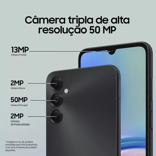 SAMSUNG A05S 128GB PRATA SM-A057M/DS