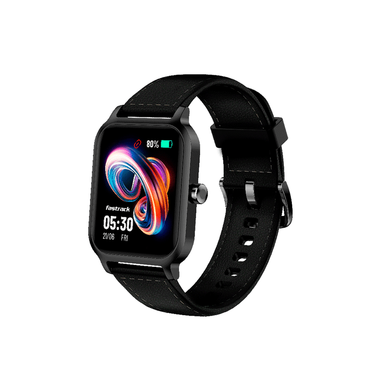 SMARTWATCH LEVEL LVW-10 BLACK COURO