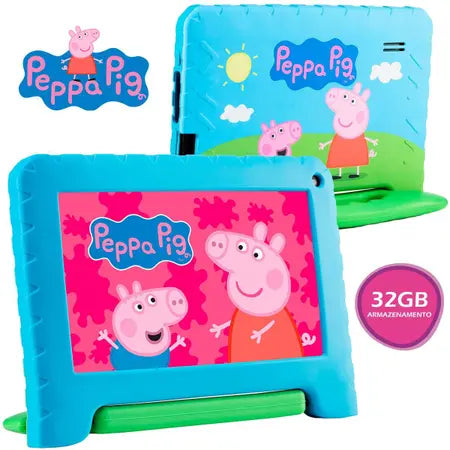 TABLET MULTILASER PEPPA PIG 32GB AZUL NB375